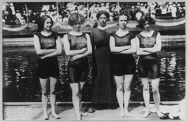 Images from SPLASH! Olympics Swimwear 1912